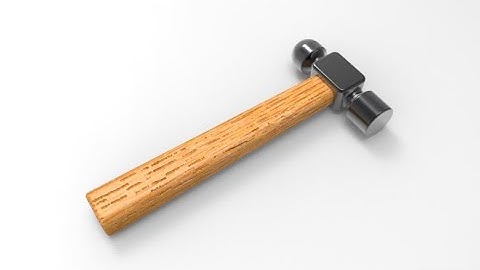 Mastercam X5 || 3D modelling #27 || Hammer