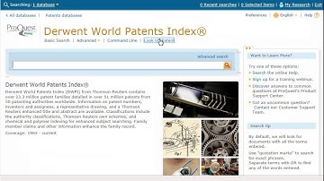 Look up Patent