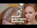 Reviewing Affordable At-Home Hair Touch Up Sprays + Powder | Instant Cover on Grey Roots w/No Dye