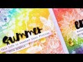 Distress Ink Rainbow Backgrounds