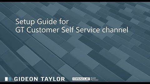 Gideon Taylor Custom Portal Self-Service Setup Video