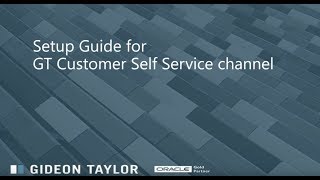 Gideon Taylor Custom Portal Self-Service Setup Video
