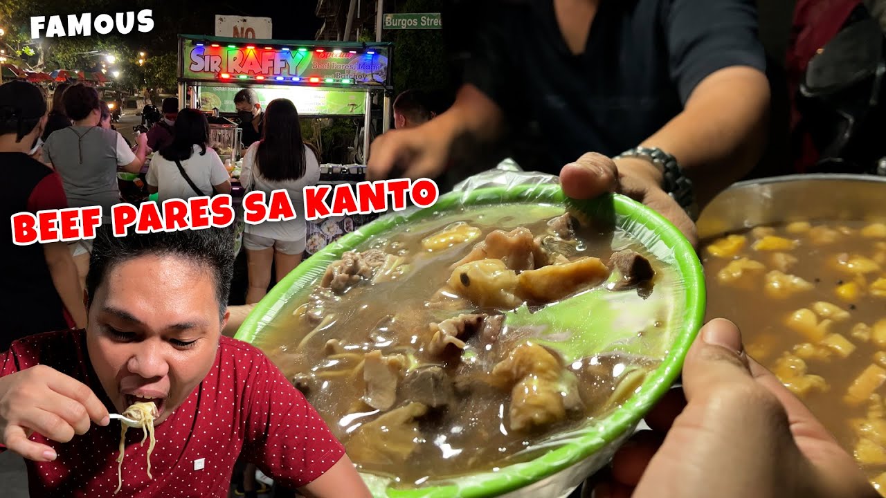 Famous Beef Pares, Beef Pares Mami sa Kanto | Filipino Street Food ...