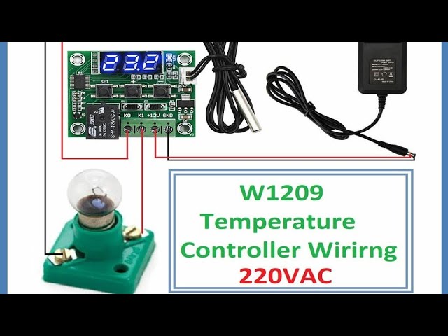 How to Set Temperature Sensor W1209 & W1219 Comparison  Temperature Sensor  for Egg Incubators India 