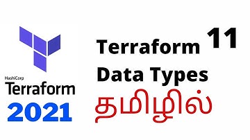 Terraform in Tamil #11 | Data Types in Variables  | #terraformintamil #terraformdatatypes