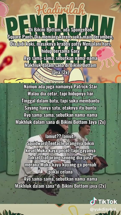 lirik lagu bikini bottom