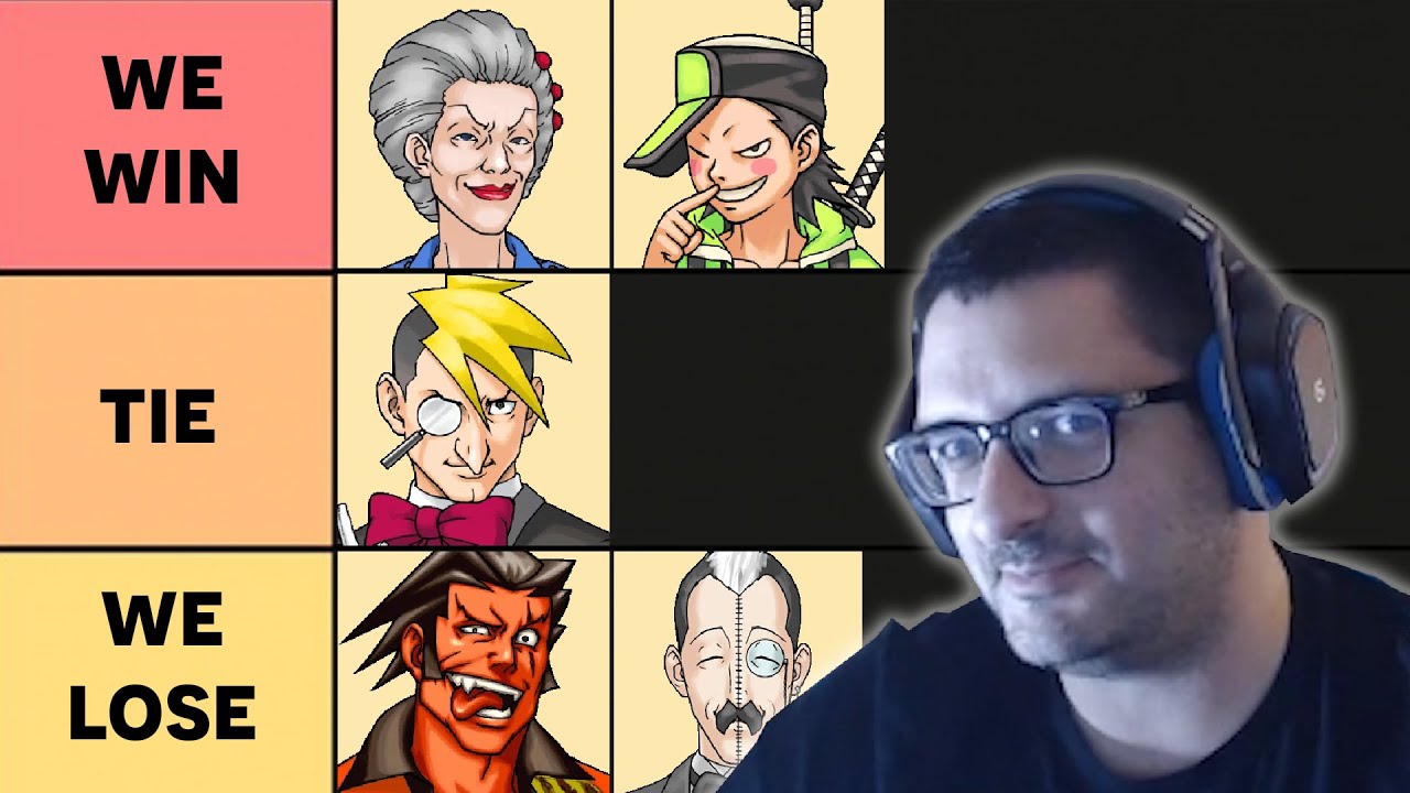 Ace Attorney Trilogy Character TIER LIST 