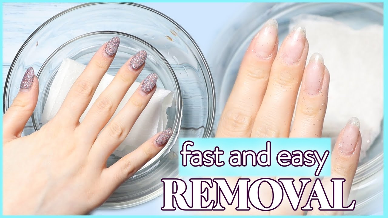 💅Fastest and Easiest Method to Remove Dip Powder Manicure in Only 5 ...