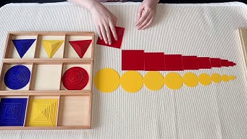 Montessori | Triangle, Circle,Square