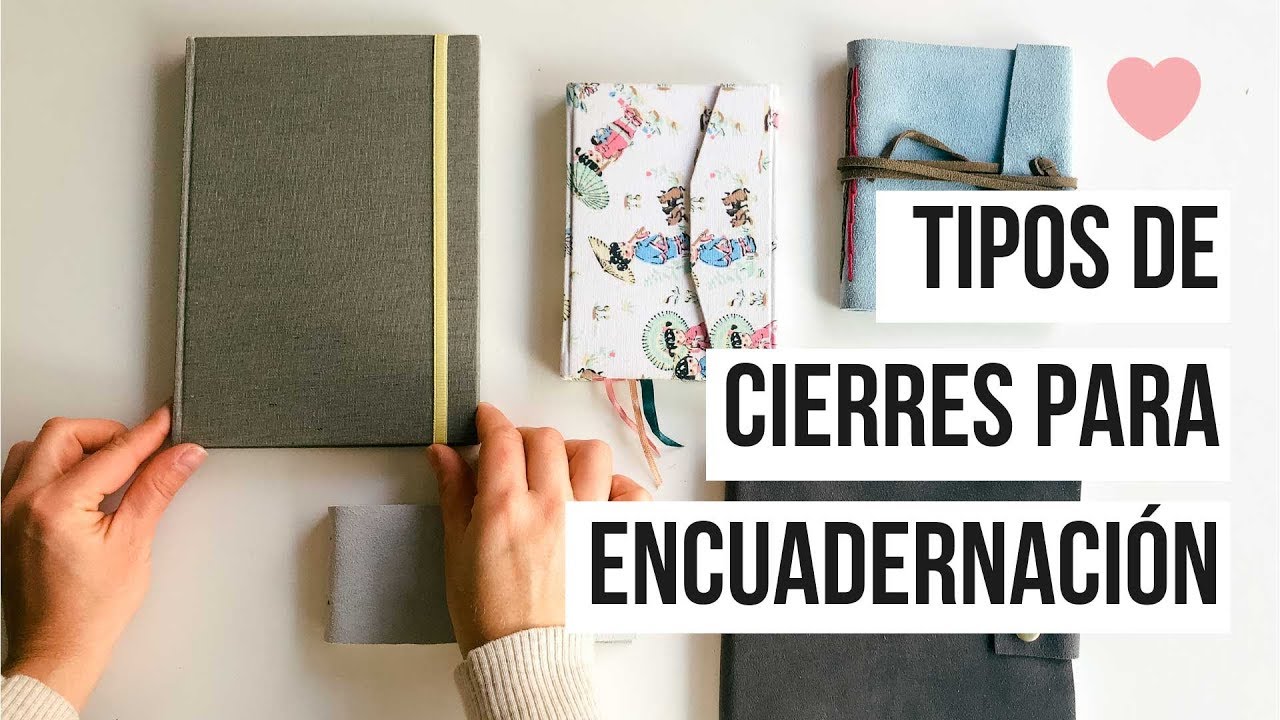 TIPOS DE CIERRE PARA CUADERNOS :: 2024