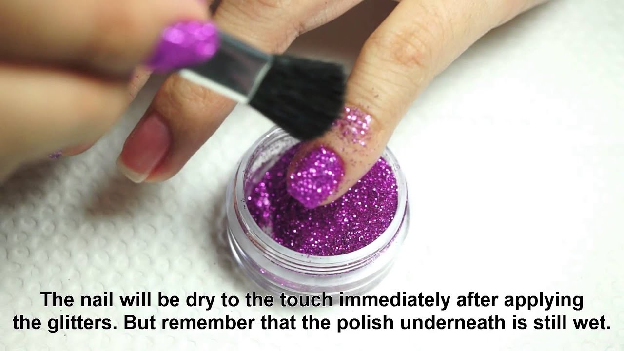 4. Nail Art Tips with Glitter - wide 8