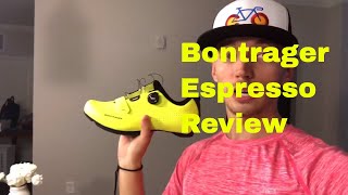 bontrager espresso road bike shoes