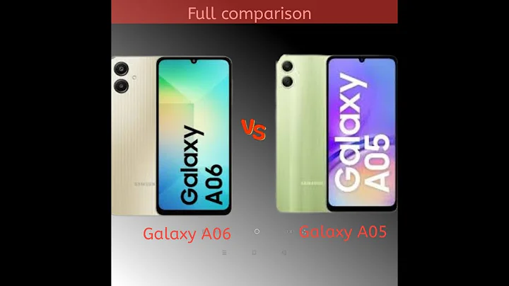 Samsung Galaxy A05 Vs Samsung Galaxy A06