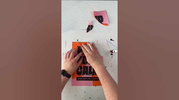 Analog Poster Design Process #Shorts