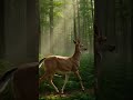 Chasing light through the forest 🌲🦌