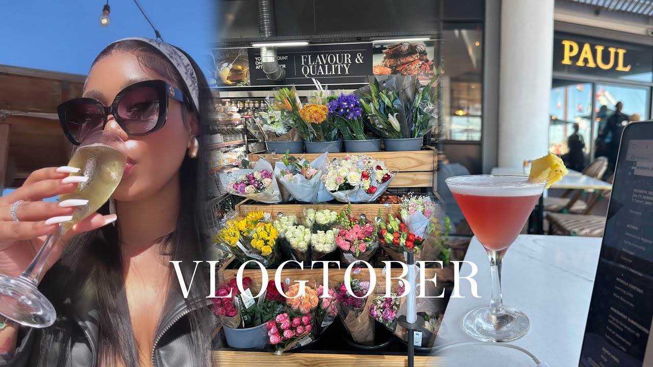 VLOGTOBER EP1 | Solo work & dinner date, errands, groceries , brunch date | SOUTH AFRICAN YOUTUBER