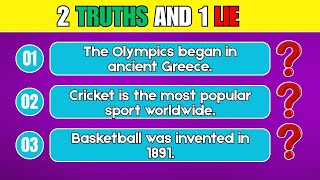 Celebrity 2 Truths and a Lie Quiz  Only 1% Can Get All Correct! Net Worth