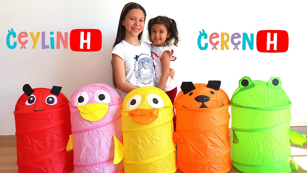Download Ceylin-H & Ceren-H | Learning Colors Song - Toys Basket " Renkleri Öğreniyorum " اغنية تعلم الالوان
