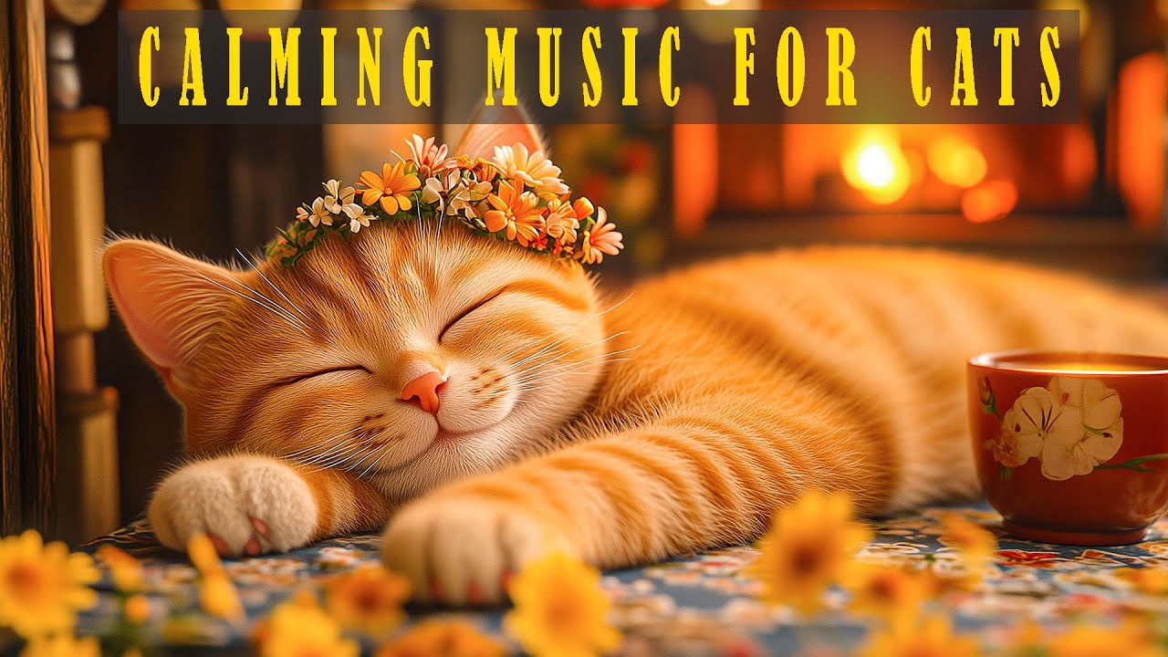 Relaxing Cat Music for Anxiety Relief😺Help Your Feline Stay Calm