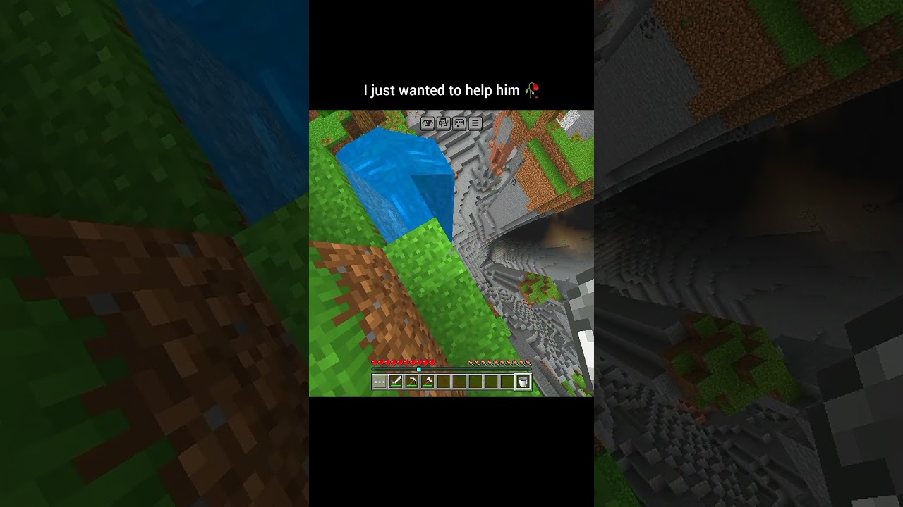 He Was Supposed to Come Up… Not Fly Away 😂 #minecraft #gaming #shorts