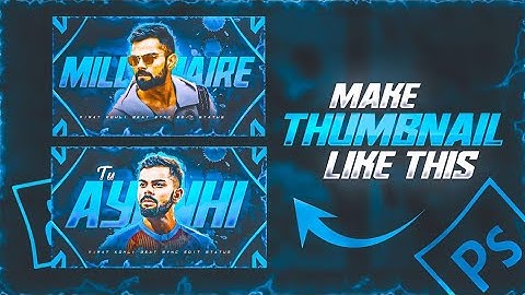 How To Make Efx YouTube Thumbnail  YouTube Thumbnail Toturial  Cricket Edits Thumbnail Toturial