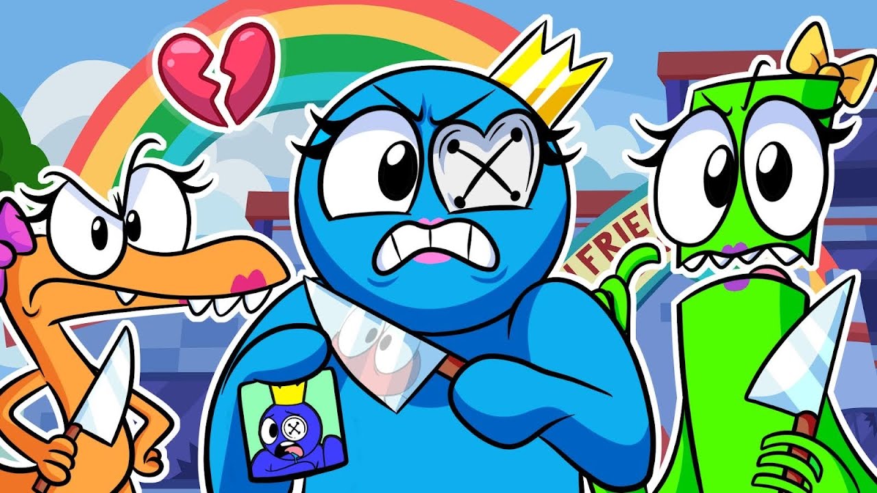 IF THE RAINBOW FRIENDS WERE GIRLS! Cartoon Animation by GameToons 