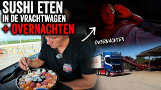 EATING SUSHI IN THE TRUCK + STAYING OVERNIGHT