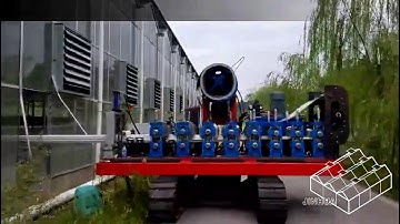 JINHUA Mobile Greenhouse Gutter Machine