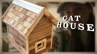 MAKING A WOODEN CAT HOUSE by Worthy Woodworks 298 views 1 year ago 2 minutes, 30 seconds