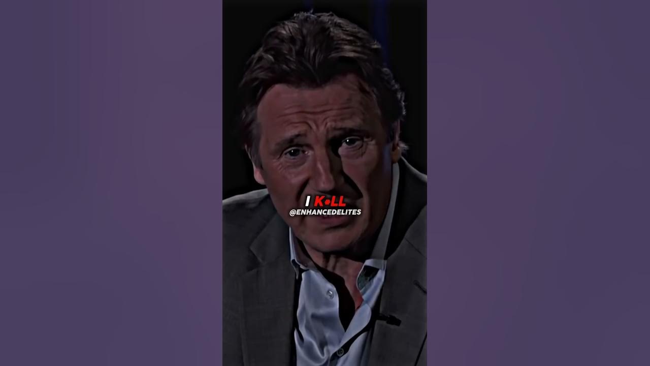 Liam Neeson THREATENS A Fan On The Jimmy Kimmel Show #shorts
