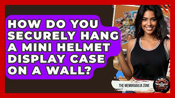How Do You Securely Hang A Mini Helmet Display Case On A Wall? - The Memorabilia Zone