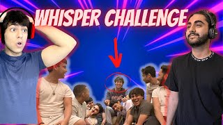 WHISPER CHALLENGE w the boys!! (CRAZY)