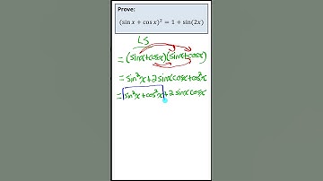 Trig Identity Proof 1 | jensenmath.ca #trigonometry #maths #math #highschoolmath