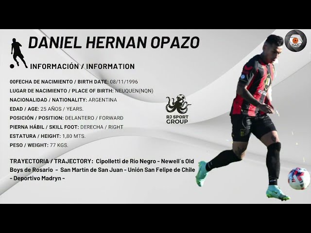Daniel Opazo - Delantero - 2022 class=