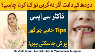 What to Do If Baby Teeth Don't Fall Out | Doodh Ke Dant Na Giren To Kya Karen