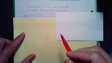 Pre Calc.  4.3 The Circular Functions