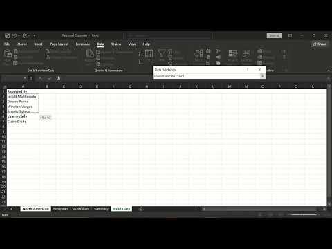 Data Validation - YouTube