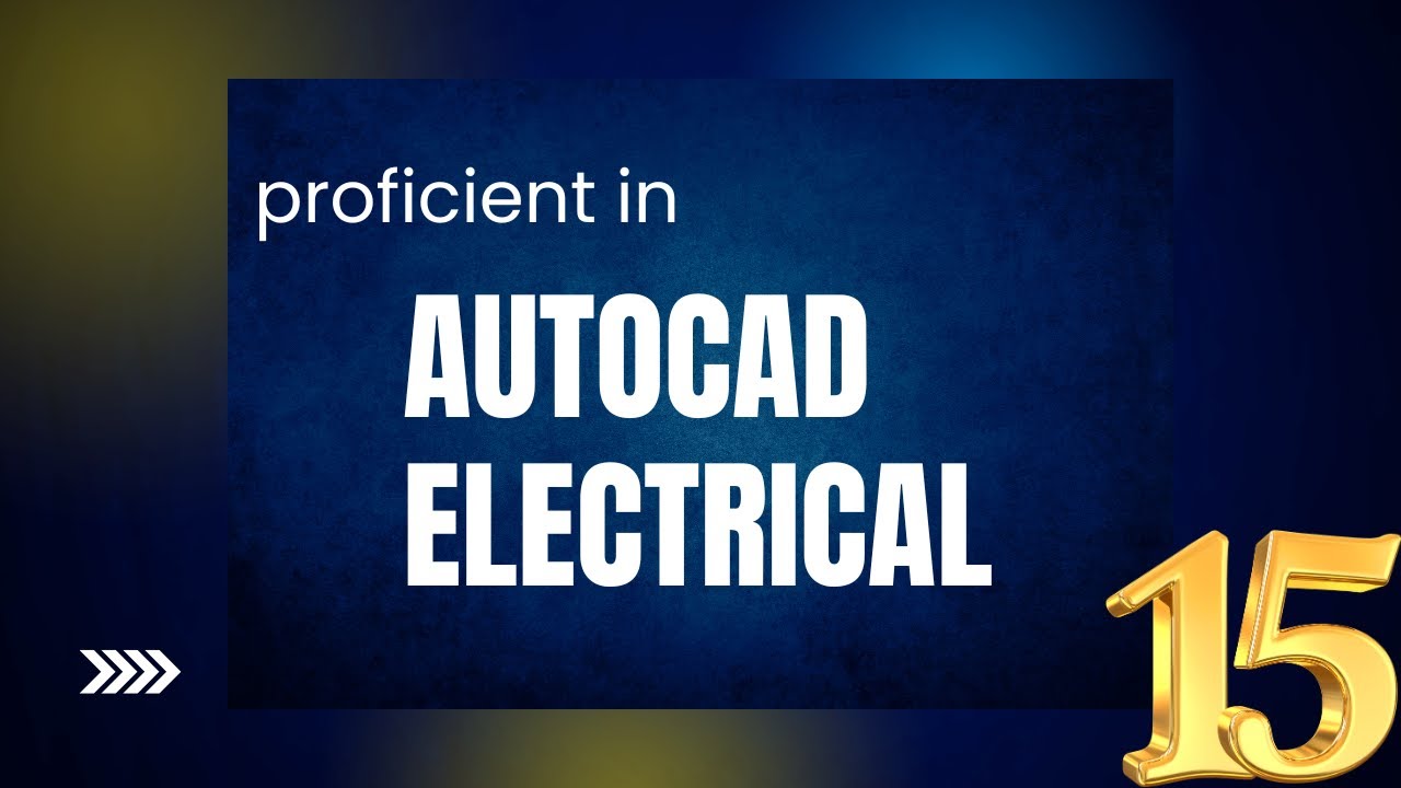 AutoCAD Electrical Panel Layout: Design a Control Panel from Scratch