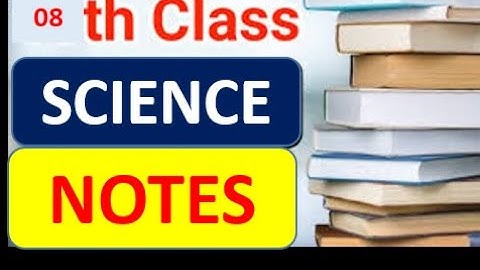 Science Notes of Whole Sindh Text Book of Class Eight |Science Notes | Science Macq