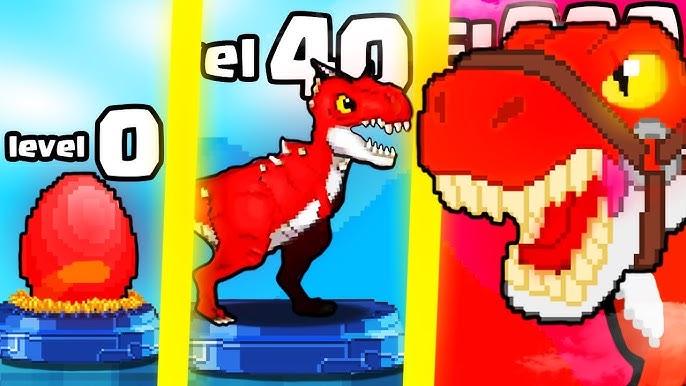 Jumping Dino l IS THIS THE STRONGEST T-REX DINOSAUR EVOLUTION? (9999+ ALL  LEVELS) 