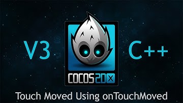 Cocos2d-x v3 C++ Tutorial 37 - Touch Moved Using onTouchMoved