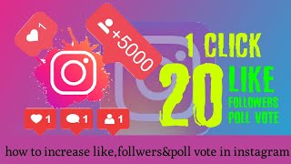 HOW TO INCREASE LIKE,FOLLOWERS&POLL VOTE IN INSTAGRAM||MALAYALAM||STREET OF KERALA