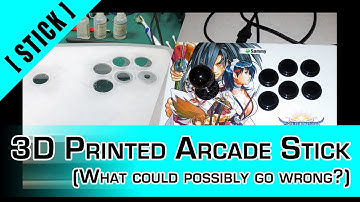 [Arcade Stick Mod] Part 16: 3D-Printed Arcade Stick (for SuperGun)