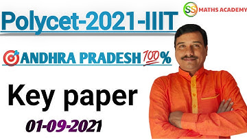 Ap polycet key paper 2021 | polycet key paper ap 2021 | ap polycet key paper code d |@ssmathsacademy