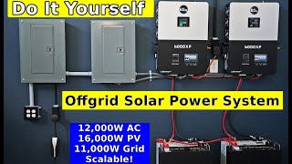 How to Build Expandable Offgrid Solar Systems w/ EG4 6000XP