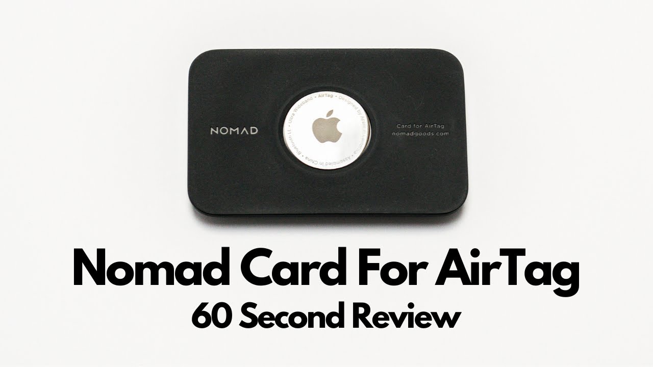Nomad Card Holder for Apple Air Tag 
