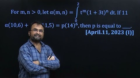 IIT JEE Main PYQ Definite Integration 11 April 2023 Shift 2