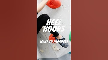 Want to improve your HEEL HOOKS? Try these exercises! #climbing #heelhook #bouldering