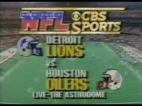 1989-11-05 Detroit Lions vs Houston Oilers 