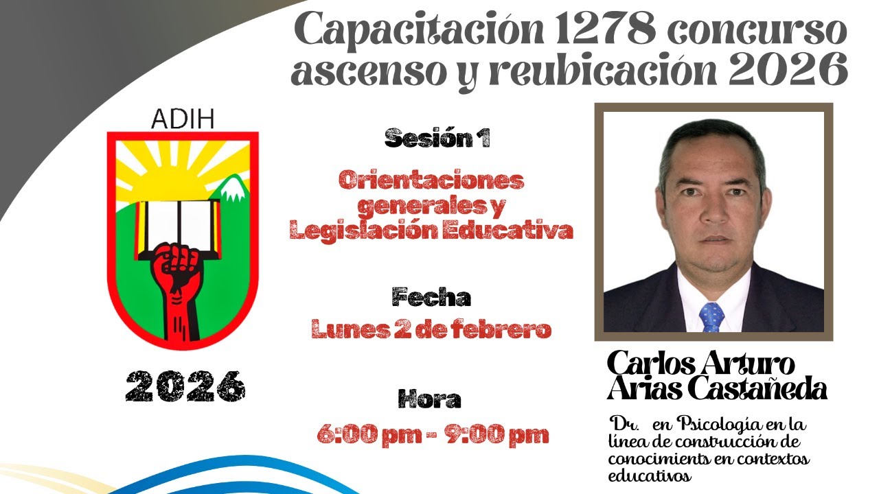 Capacitación Concurso de Ascenso y Reubicación ADIH